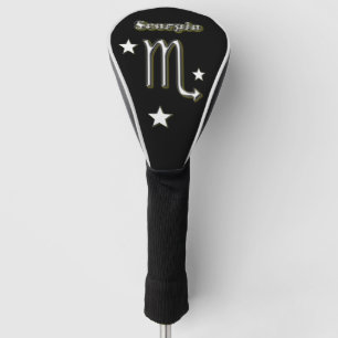Scorpio symbol golf head cover