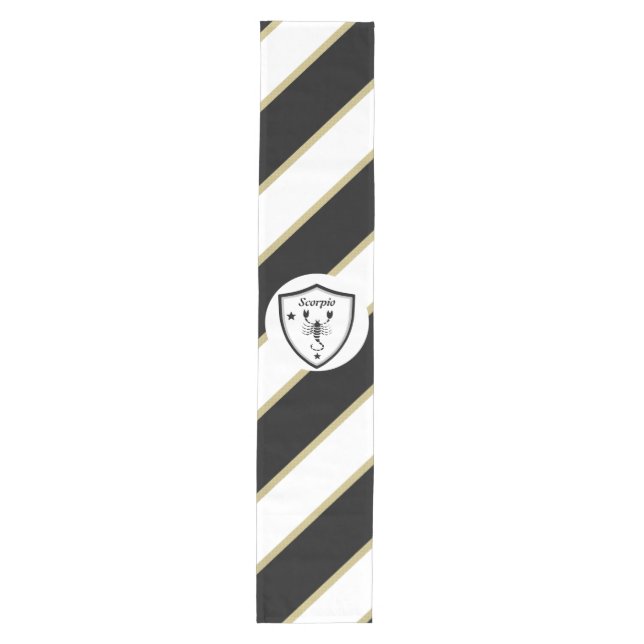Scorpio symbol        medium table runner (Front)