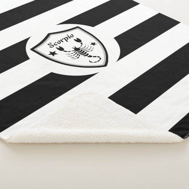 Scorpio symbol     sherpa blanket (3/4)