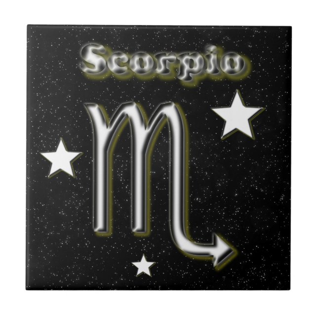 Scorpio symbol tile (Front)