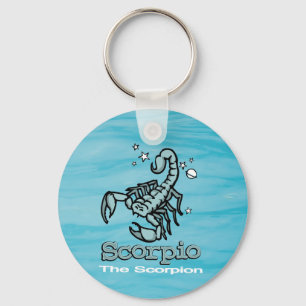 Scorpio The Scorpio astrological sign keychain