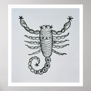 Scorpio (the Scorpion) an illustration from the 'P Poster