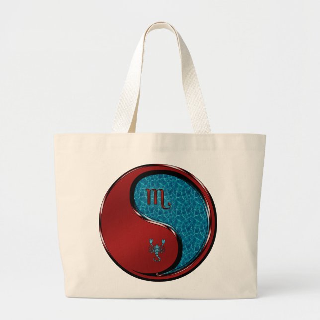 Scorpio the Scorpion Large Tote Bag (Front)