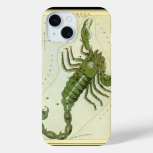 Scorpio, Vintage Constellation Urania's Mirror iPhone 15 Case