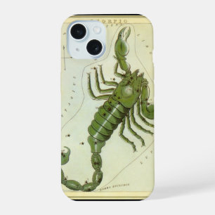 Scorpio, Vintage Constellation Urania's Mirror iPhone 15 Case