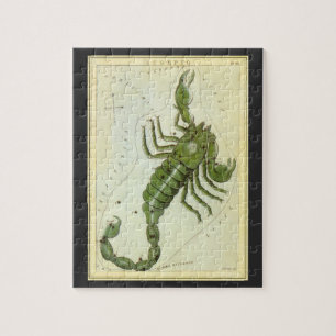 Scorpio, Vintage Constellation Urania's Mirror Jigsaw Puzzle