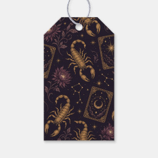 Scorpio Vintage Tarot Gift Tags