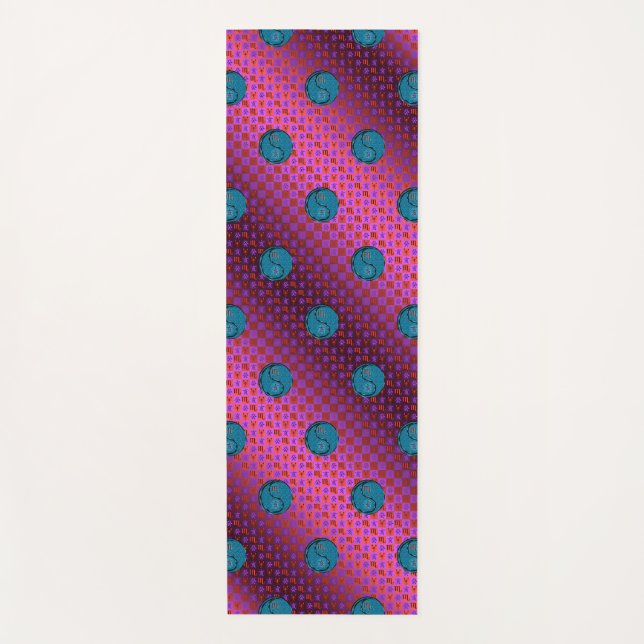 Scorpio & Water Boar Yoga Mat (Front)