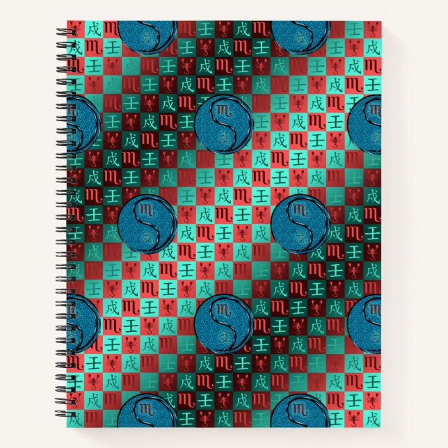 Scorpio & Water Dog Notebook (Front)