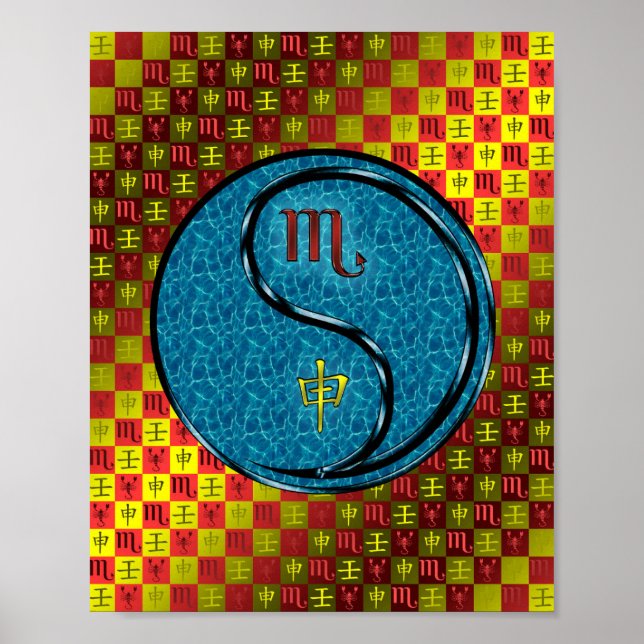 Scorpio & Water Monkey Poster (Front)