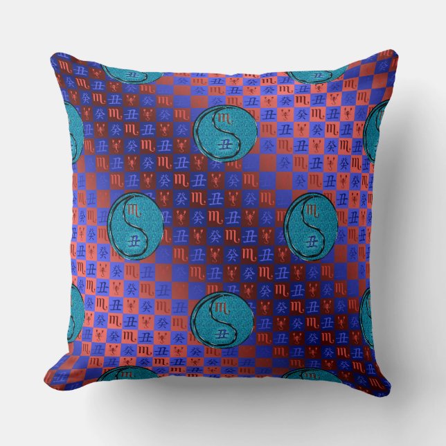 Scorpio & Water Ox Cushion (Front)