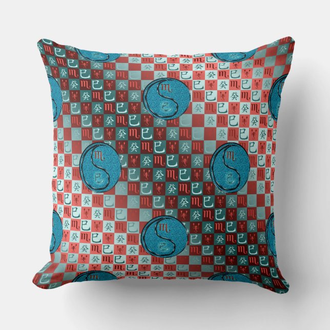 Scorpio & Water Snake Cushion (Front)