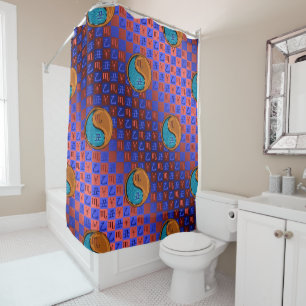 Scorpio & Wood Ox Shower Curtain