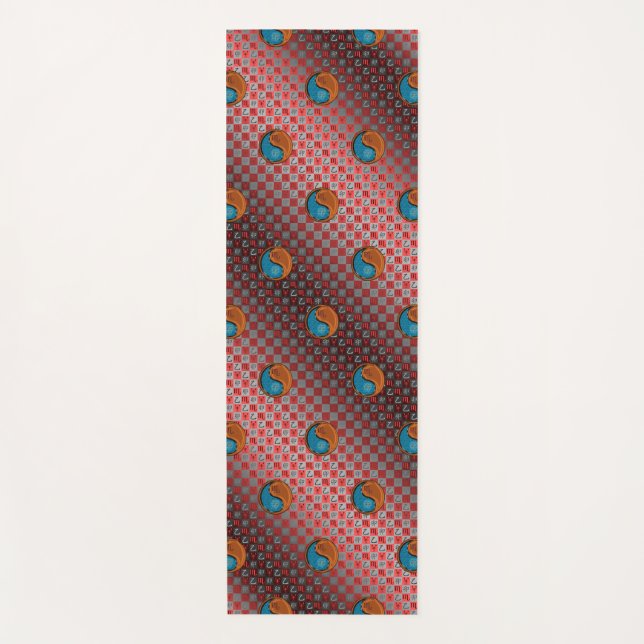 Scorpio & Wood Rabbit Yoga Mat (Front)