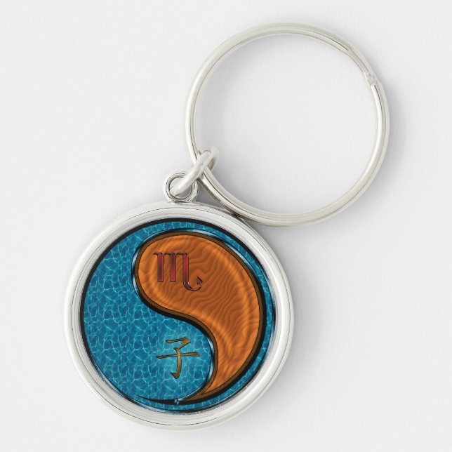 Scorpio & Wood Rat Key Ring (Front)