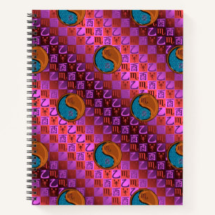 Scorpio & Wood Rooster Notebook