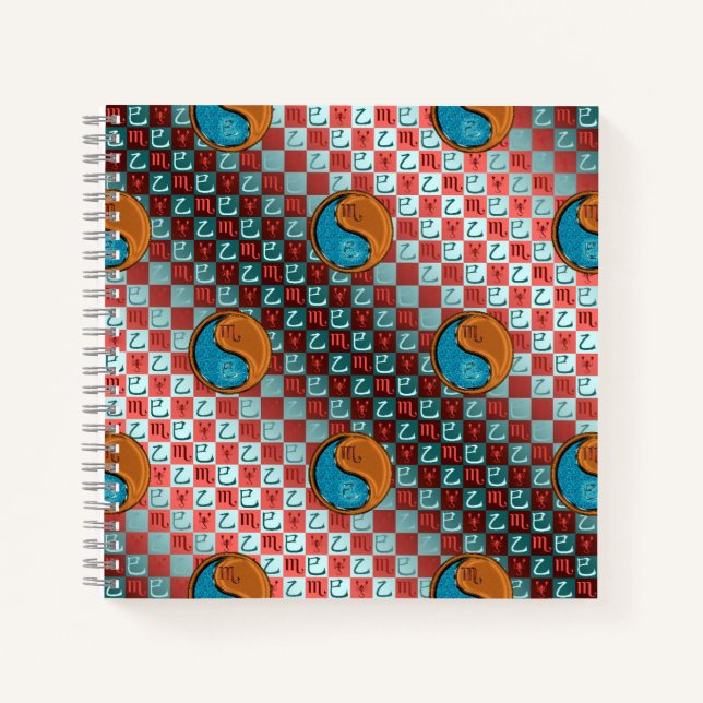 Scorpio & Wood Snake Notebook (Front)