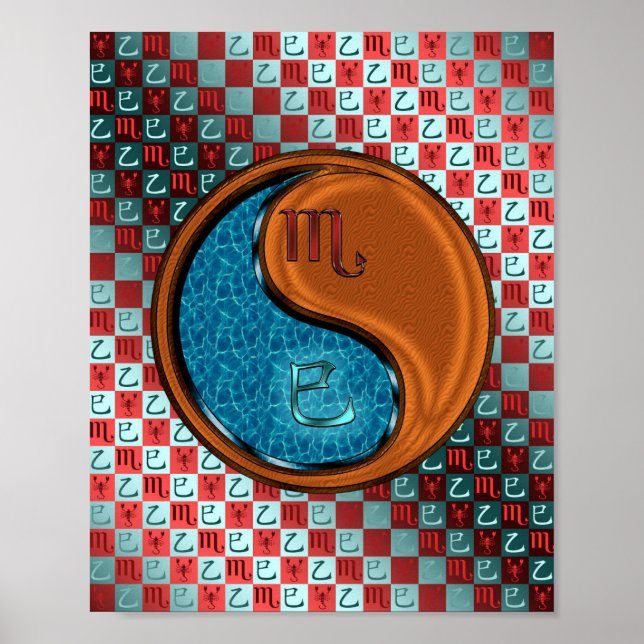 Scorpio & Wood Snake Poster (Front)