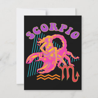 Scorpio Zodiac Art Owner Gift | Cute, Funny Gift Invitation
