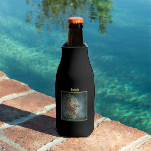 Scorpio Zodiac Astrology design Horoscope Bottle Cooler