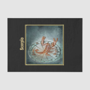 Scorpio Zodiac Astrology design Horoscope Tissue Paper