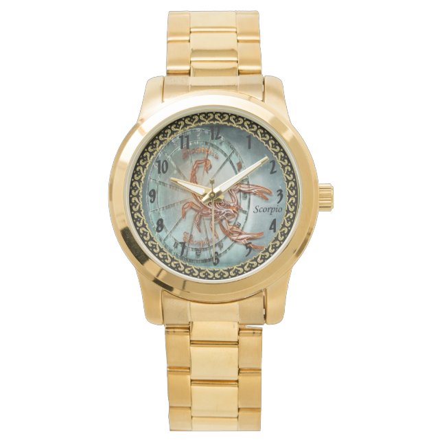 Scorpio Zodiac Astrology design Watch (Front)