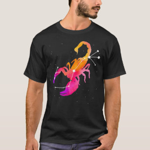 Scorpio Zodiac Birthday Star Formation Horoscope T-Shirt