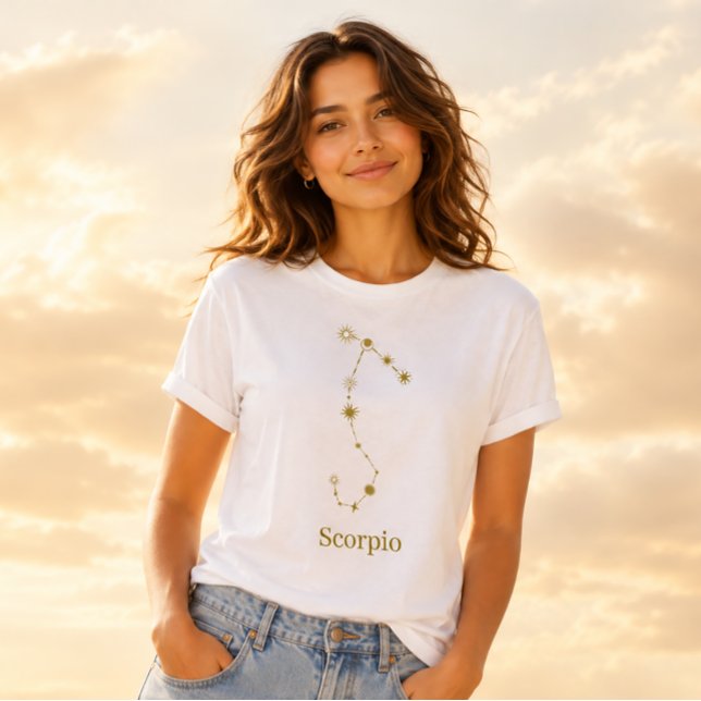 Scorpio Zodiac Constellation T-Shirt (Creator Uploaded)