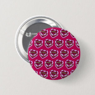 Scorpio Zodiac Coquette Heart Birthday Cake 6 Cm Round Badge