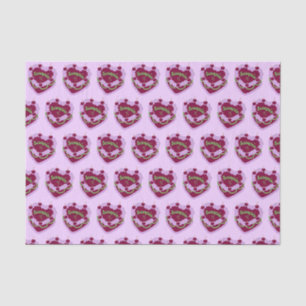 Scorpio Zodiac Coquette Heart Birthday Cake Tissue Paper