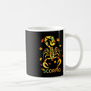 Scorpio Zodiac Fall Scorpion Birthday  Coffee Mug