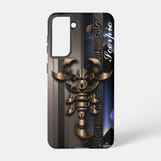 Scorpio, zodiac, gold, Birth, design, trend Samsung Galaxy Case