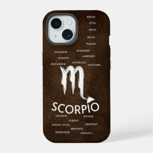 Scorpio Zodiac Horoscope Traits Guys iPhone 15 Case