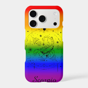 Scorpio Zodiac LGBTQ Pride Rainbow Astrology Desig