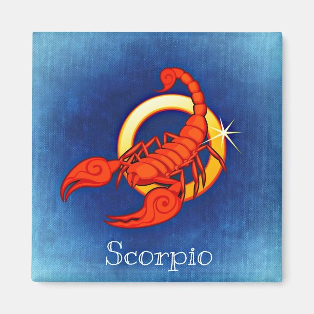 scorpio zodiac magnet (Front)