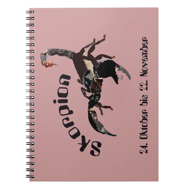 Scorpio - Zodiac Notebook (Front)