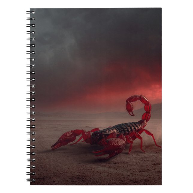 Scorpio Zodiac Notebook – Fierce and Mysterious (Front)