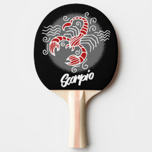 Scorpio Zodiac Ping Pong Paddle