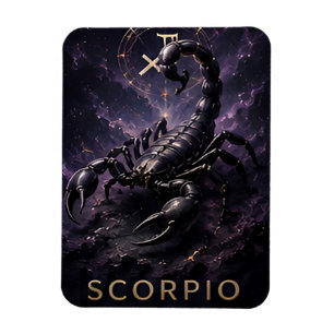 Scorpio Zodiac Scorpion Celestial Astrology Symbol Magnet