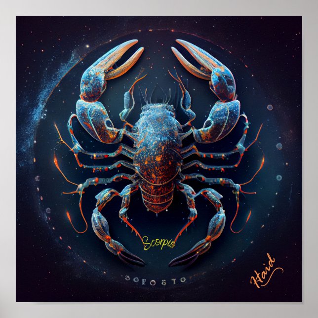 Scorpio Zodiac Sign - AI (Front)