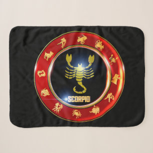 Scorpio Zodiac Sign Astrology Sherpa Blanket