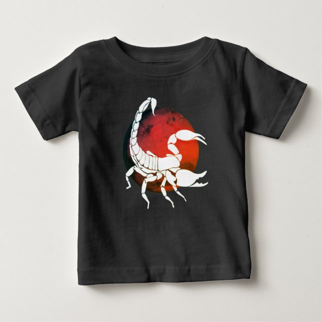 Scorpio Zodiac Sign Baby T-Shirt (Front)