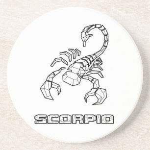 Scorpio Zodiac Sign Coaster