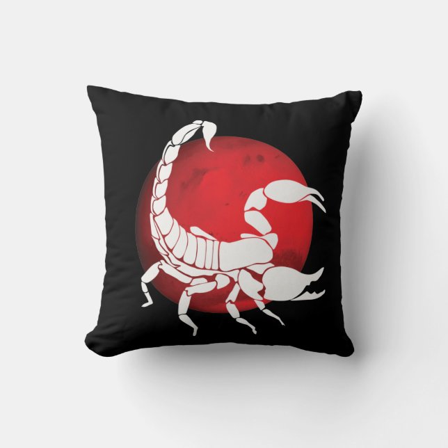 Scorpio Zodiac Sign Cushion (Front)