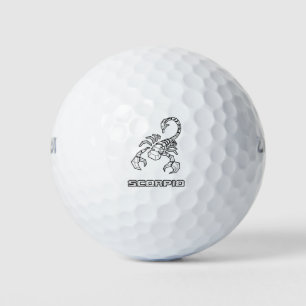 Scorpio Zodiac Sign Golf Balls