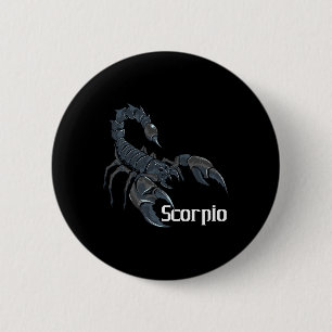 Scorpio Zodiac Sign Horoscope Lover Astrologist Me 6 Cm Round Badge