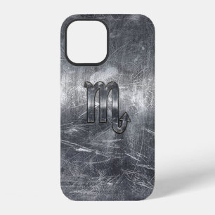 Scorpio Zodiac Sign in Grunge Distressed Style iPhone 12 Case