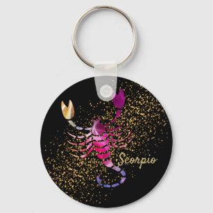 Scorpio - Zodiac Sign Key Ring