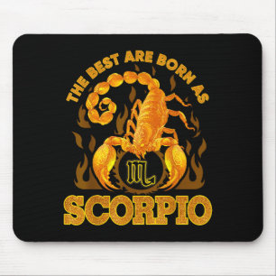 Scorpio Zodiac Sign October November Birthday Girl Mouse Pad