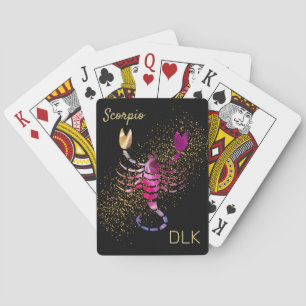Scorpio - Zodiac Sign Playing Cards
